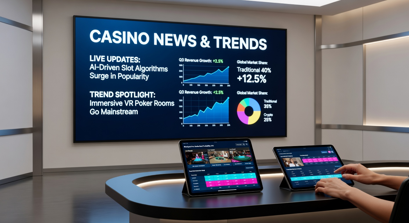 Close-up of electronic pull tab devices glowing in a dimly lit veterans' hall, screens displaying colorful game interfaces