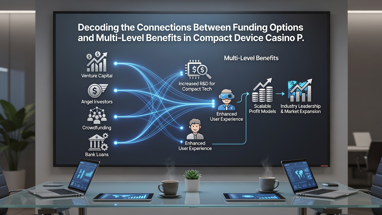 Compact device displaying connected funding methods leading to VIP benefits and live sessions