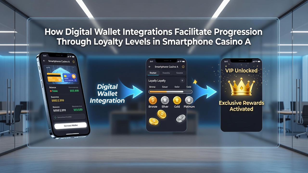 User interface displaying loyalty tier progression after a digital wallet deposit in a mobile casino app