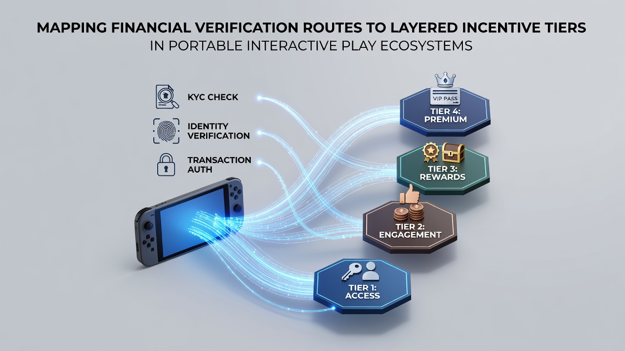 Financial verification routes connecting to mobile gaming incentive structures